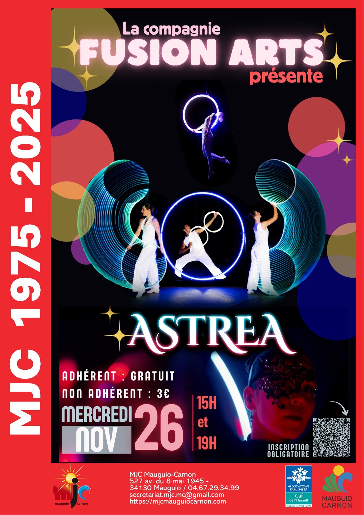 Affiche Spectacle FUSION ART - NOV 25