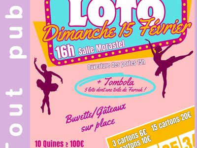 Grand loto de la section danse classique